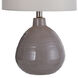 Accent 22 inch 60.00 watt Cool Gray Table Lamp Portable Light