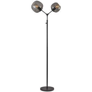 Ashton 72 inch 40.00 watt Matte Black Floor Lamp Portable Light, Tall