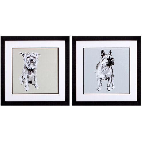 Animals Collection Green Framed Art