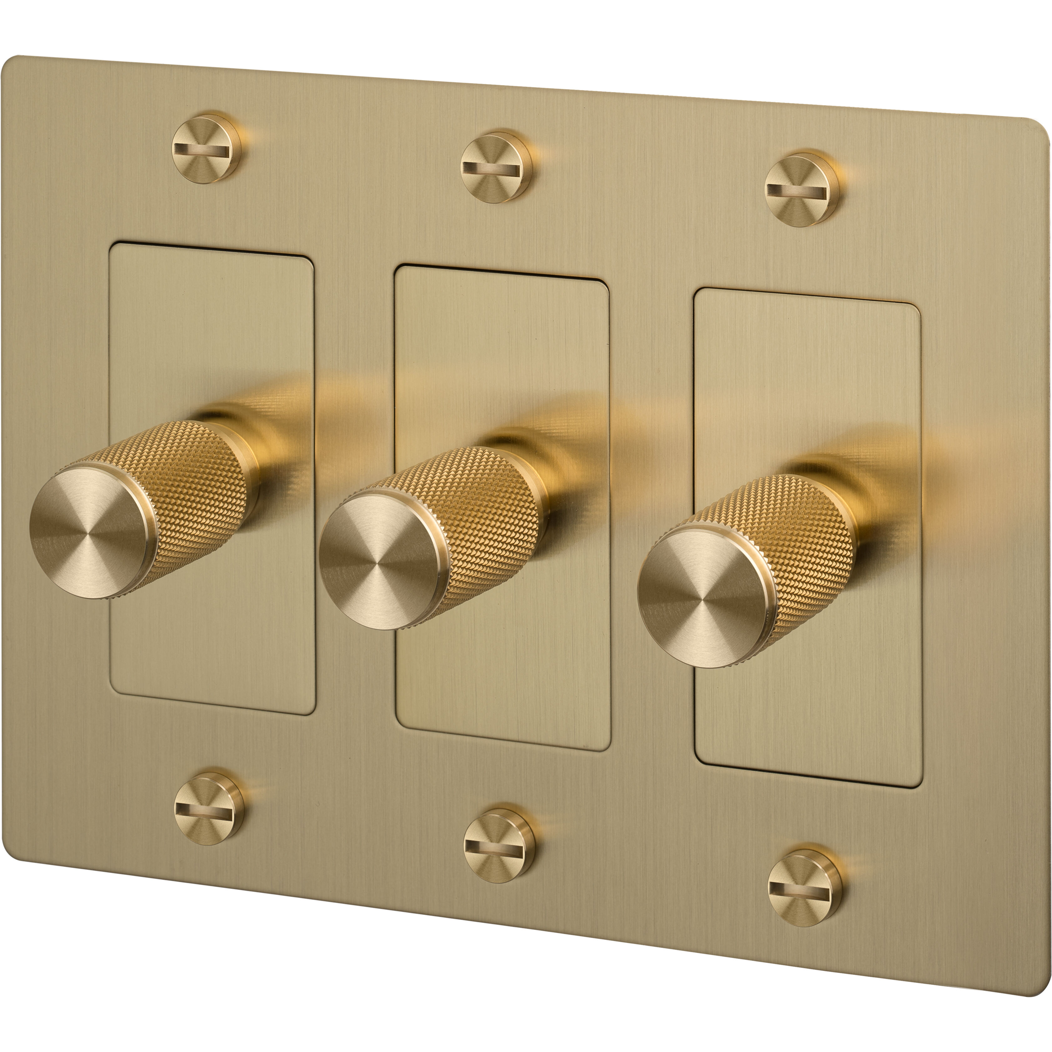 3G 100-120 Brass Dimmer Switch, LED