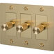 3G 100-120 Brass Dimmer Switch, LED