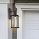 Greenwood LED 14 inch Black Outdoor Wall Light