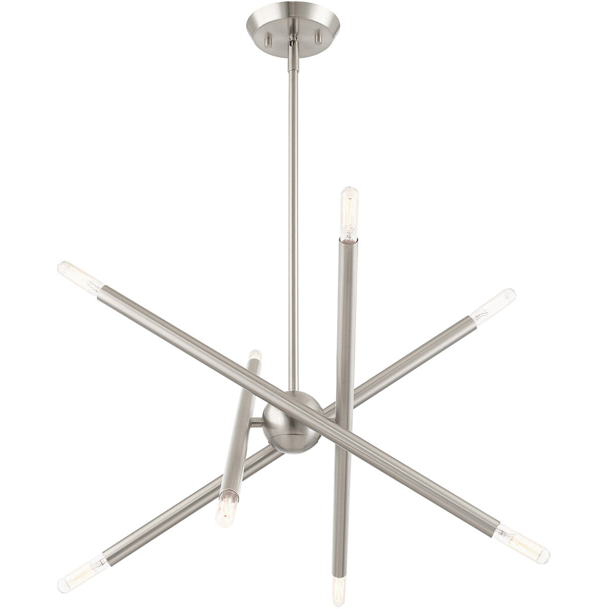 Soho 8 Light 20 inch Brushed Nickel Chandelier Ceiling Light