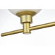 Cordelia 2 Light 19 inch Brass Bath Sconce Wall Light