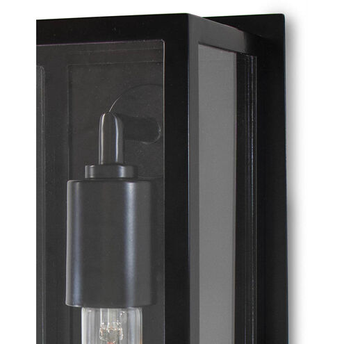 Sydney 1 Light 16.75 inch Black Outdoor Wall Sconce