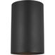 Outdoor Cylinders 1 Light 9 inch Black Outdoor Wall Lantern