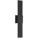 Annette 1 Light 23 inch Satin Black Outdoor LED Wall Sconce