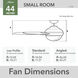 Erling 44 inch Matte White with Bleached Alder/Fresh White Blades Ceiling Fan