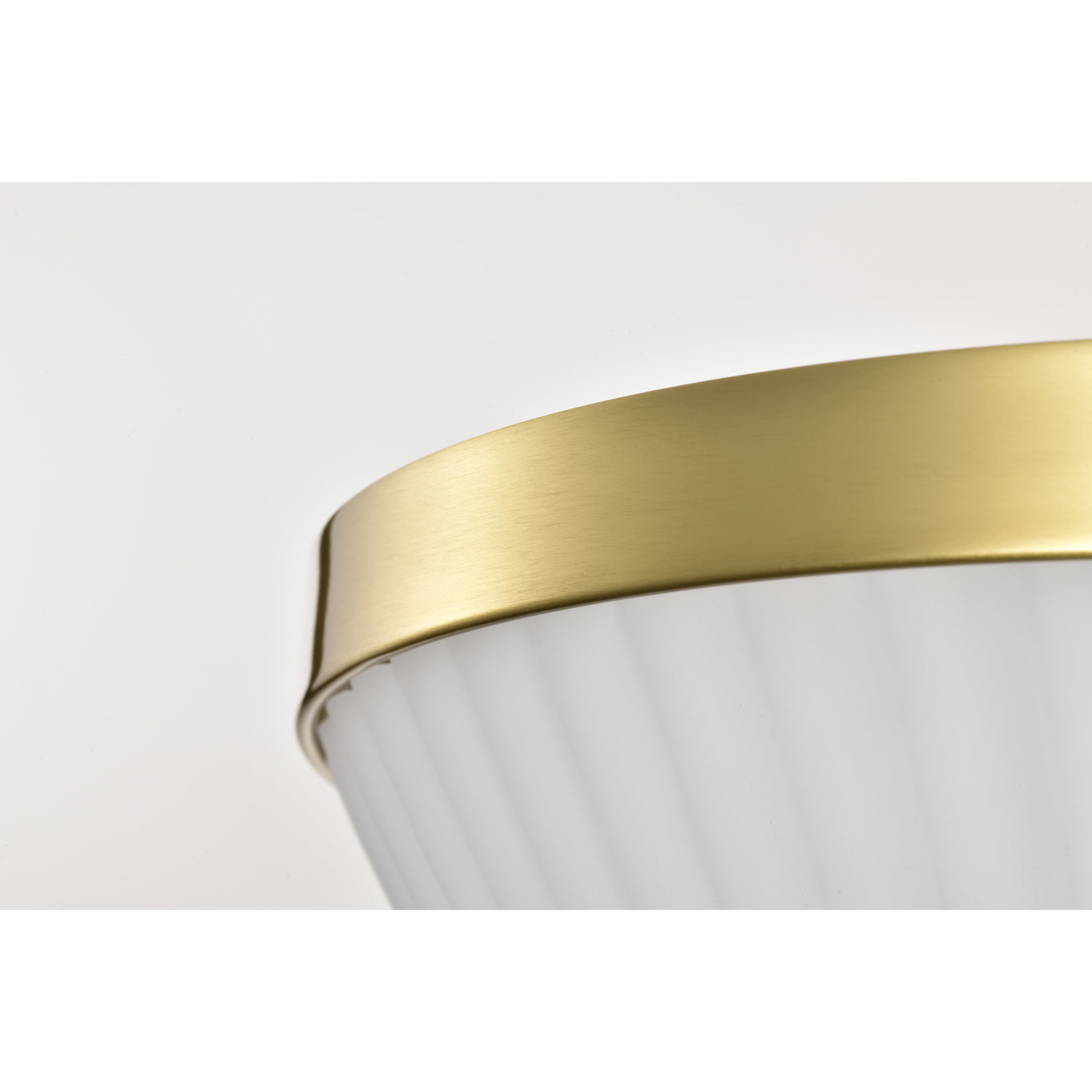 Royale 16 inch Burnished Brass Flush Mount Ceiling Light
