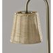 Ridgley 13.25 inch 50 watt Antique Brass Candlewarmer Lamp Portable Light, Simplee Adesso