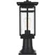 Livingston 1 Light 17 inch Black Outdoor Post Light