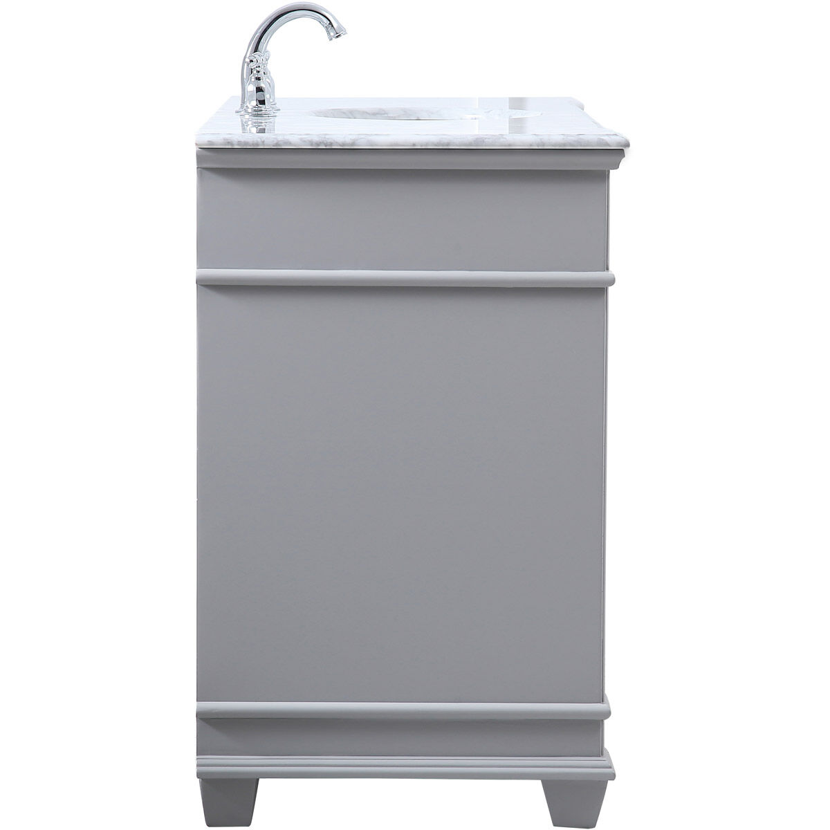 Wesley 48 X 21.5 X 35 inch Grey Vanity Sink Set in Gray