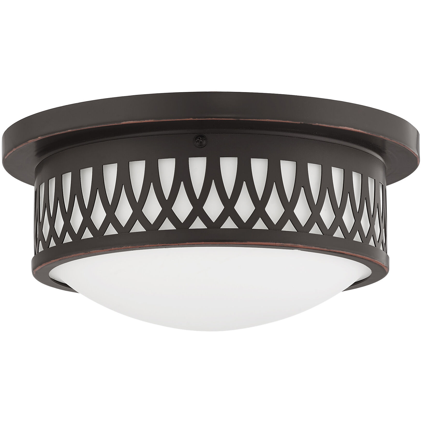 Westfield 2 Light 11 inch Olde Bronze Flush Mount Ceiling Light