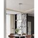Solstice LED 22 inch Polished Nickel Convertible Pendant Ceiling Light