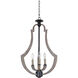 Winton 3 Light 16.5 inch Weathered Pine Foyer Light Ceiling Light