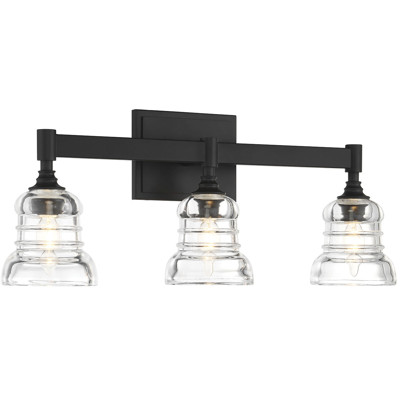 Gregory Bath Vanity Light Wall Light in Matte Black