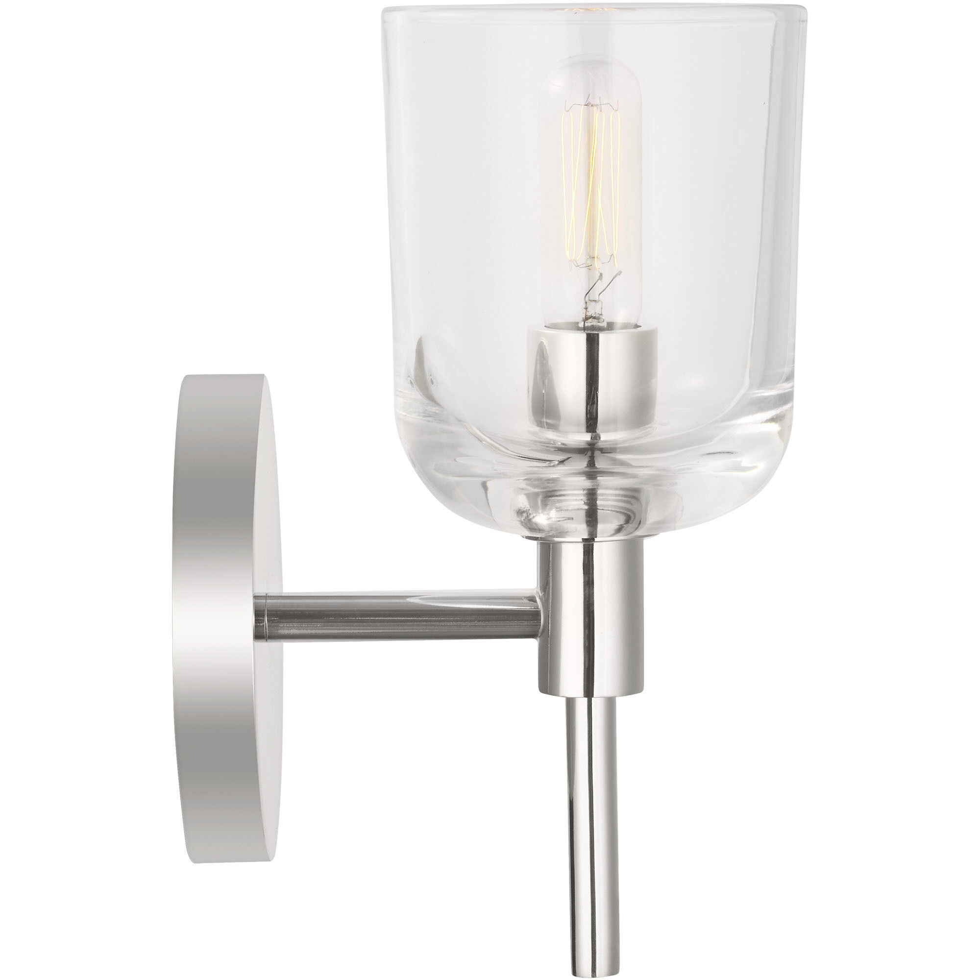 Thom Filicia Hartley Sconce Wall Light in Polished Nickel