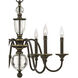 Eleanor 6 Light 27.25 inch Light Oiled Bronze Indoor Chandelier Ceiling Light