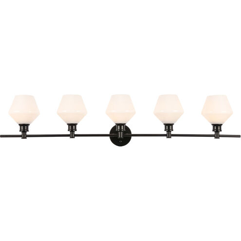 Gene 5 Light 47 inch Black Wall sconce Wall Light
