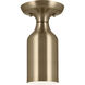 Sisu LED 5 inch Champagne Bronze Semi Flush Mount Ceiling Light