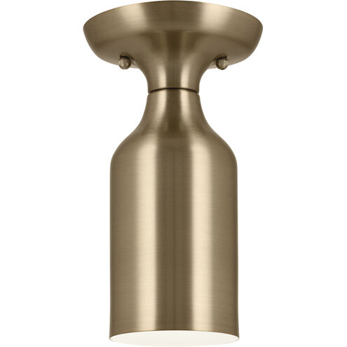 Sisu LED 5 inch Champagne Bronze Semi Flush Mount Ceiling Light