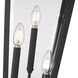 Gannon 3 Light 100.5 inch Black Outdoor Post Mounted Fixture