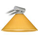 Kona 1WW 14 inch 50 watt Satin Nickel Swing Arm Sconce Wall Light
