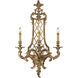Jonathan 3 Light 22 inch Renaissance Gold Wall Sconce Wall Light
