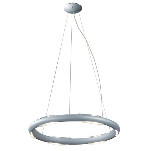 Signature 6 Light 24 inch Matte Aluminum Pendant Ceiling Light