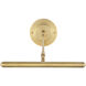 Amber Lewis Emery 10 watt 12 inch Hand-Rubbed Antique Brass Picture Light Wall Light
