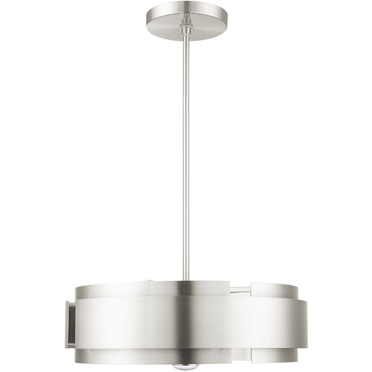 Varick 5 Light 22 inch Brushed Nickel Pendant Chandelier Ceiling Light
