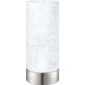 Mayna 9 inch 60.00 watt Matte Nickel Table Lamp Portable Light