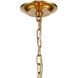 Harp Lane 4 Light 21 inch Satin Brass Chandelier Ceiling Light