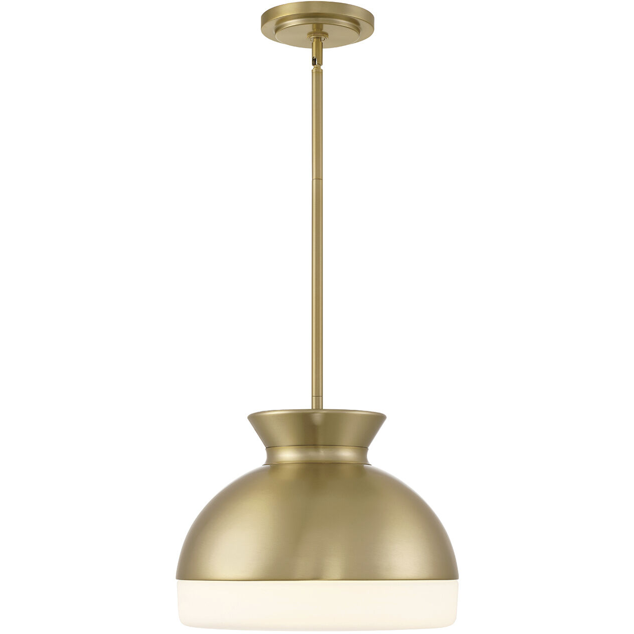 Gidget 2 Light 15 inch Vibrant Gold Mini Pendant Ceiling Light