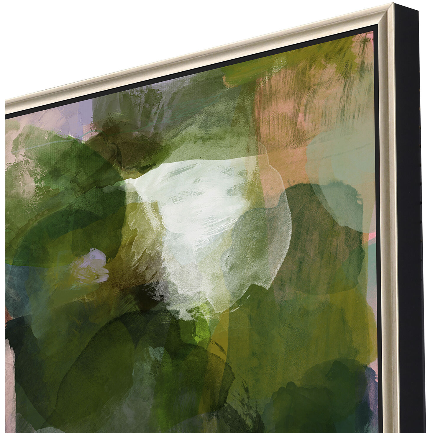 Fruition Manifest Green and Multi and Pink and White Canvas