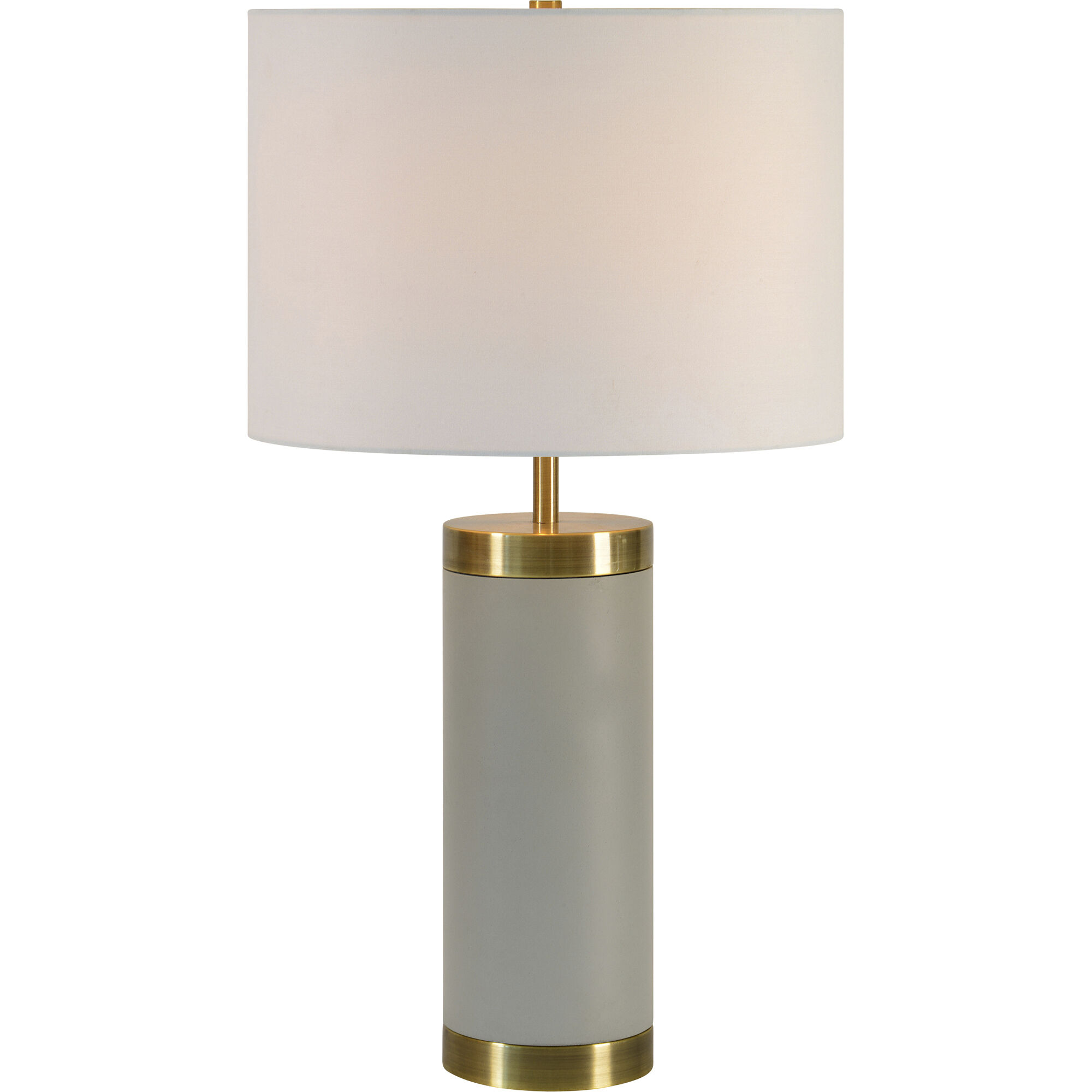 Kameron 25.25 inch 100.00 watt Antique Brass and Grey Table Lamp Portable Light