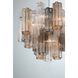 Addis 6 Light 19.75 inch Polished Chrome Chandelier Ceiling Light in Tronchi Glass Autumn