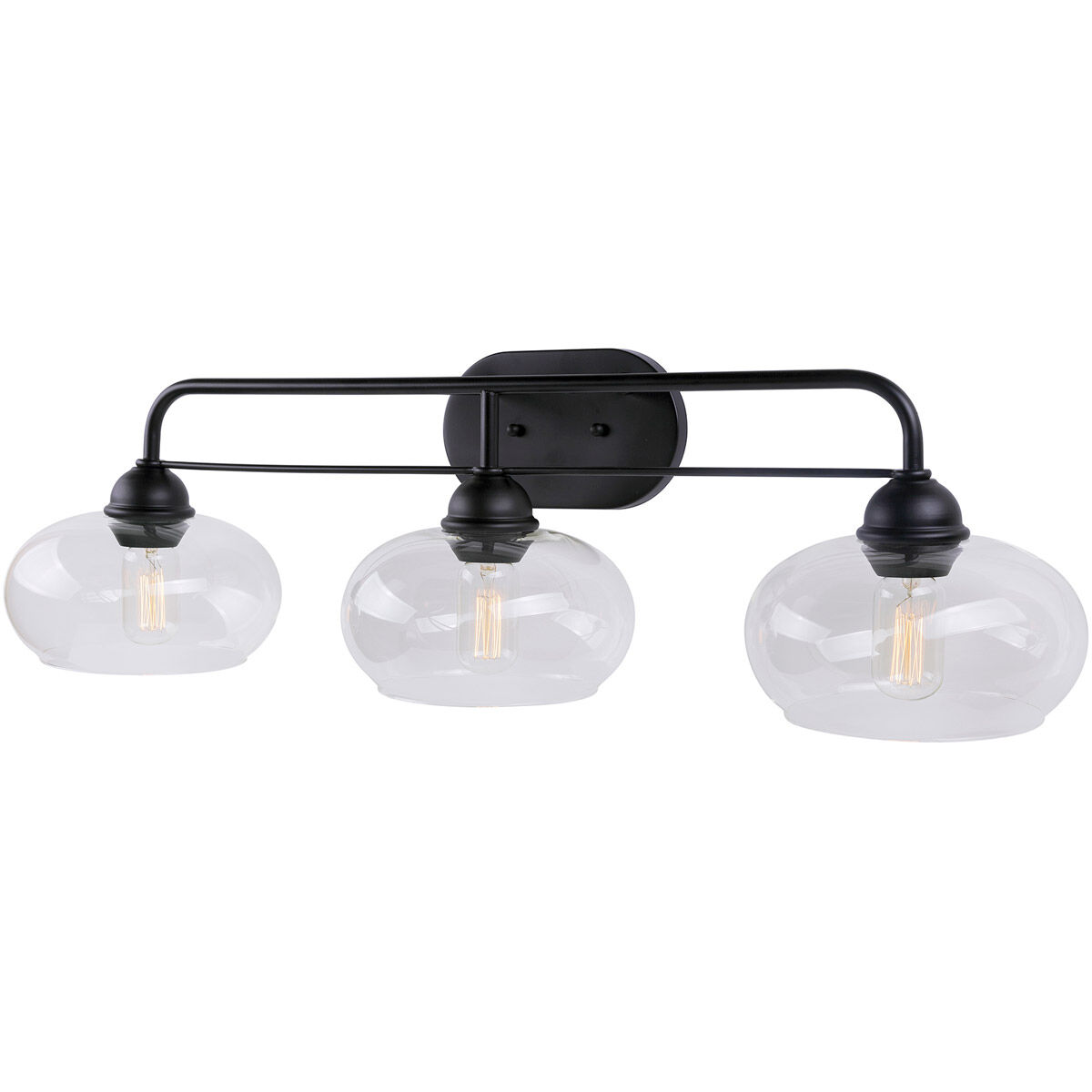 Cameron 3 Light 32 inch Black Vanity Light Wall Light