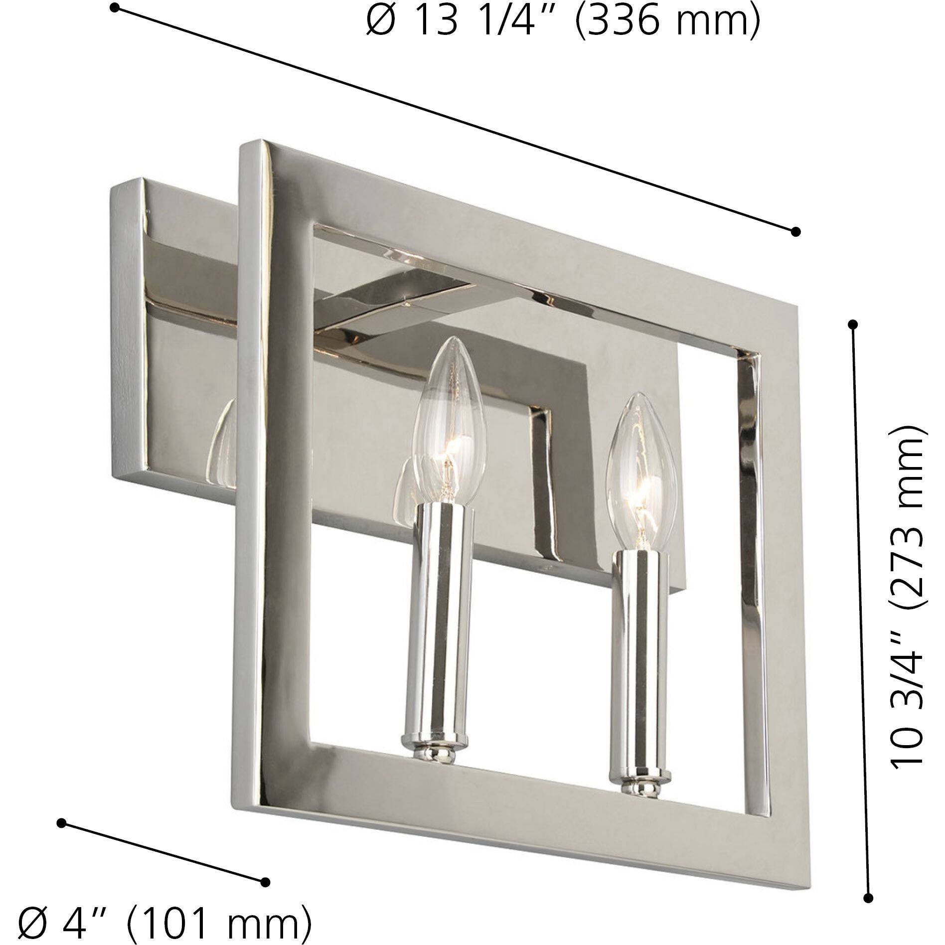 Jordan 2 Light 13.25 inch Satin Nickel Bath Vanity Wall Light