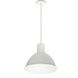 RLM Shade 1 Light 10 inch White Pendant Ceiling Light