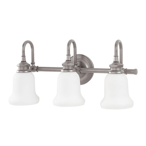 Plymouth 3 Light 19 inch Satin Nickel Bath and Vanity Wall Light