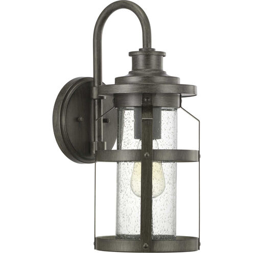 Haslett 1 Light 18 inch Antique Pewter Outdoor Wall Lantern, Medium