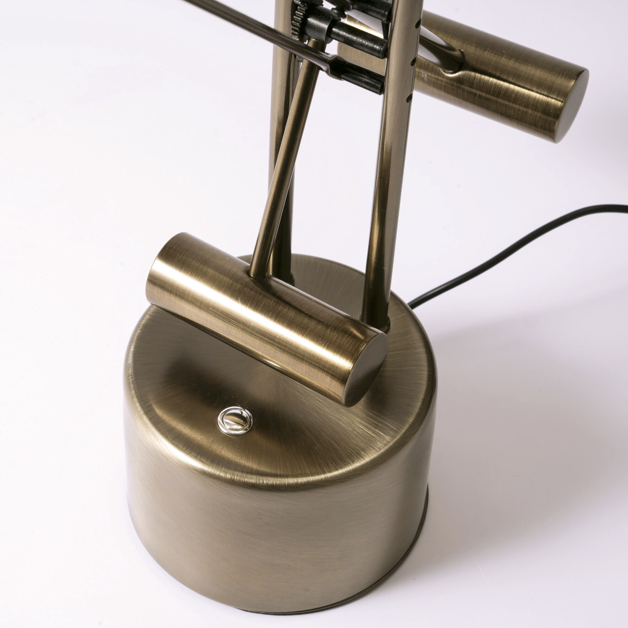 Halotech 25 inch 8.00 watt Brass Desk Lamp Portable Light