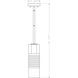 Alton 1 Light 4.75 inch Brushed Nickel Pendant Ceiling Light