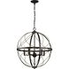Brandywine 5 Light Antique Bronze Pendant Ceiling Light