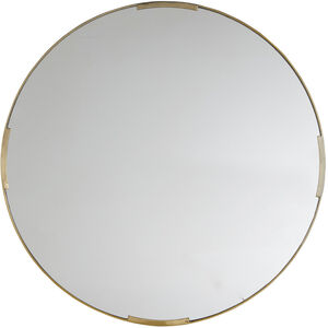 Baker 36 X 36 inch Brushed Gold / Clear Mirror Mirror