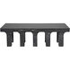 Santos 60 X 24 inch Cinder Black Coffee Table