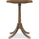 Sloane 23 X 16 inch Edwardian Brown Accent Table, Wooden