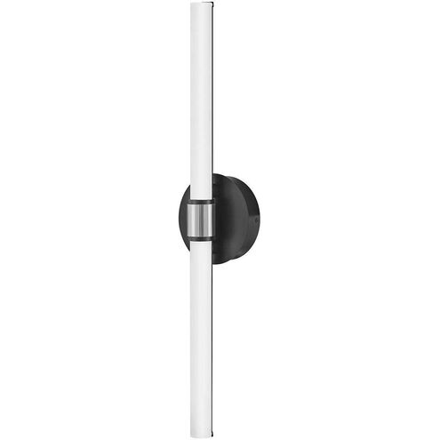 Kai LED 24.5 inch Black with Chrome Bath Wall Light