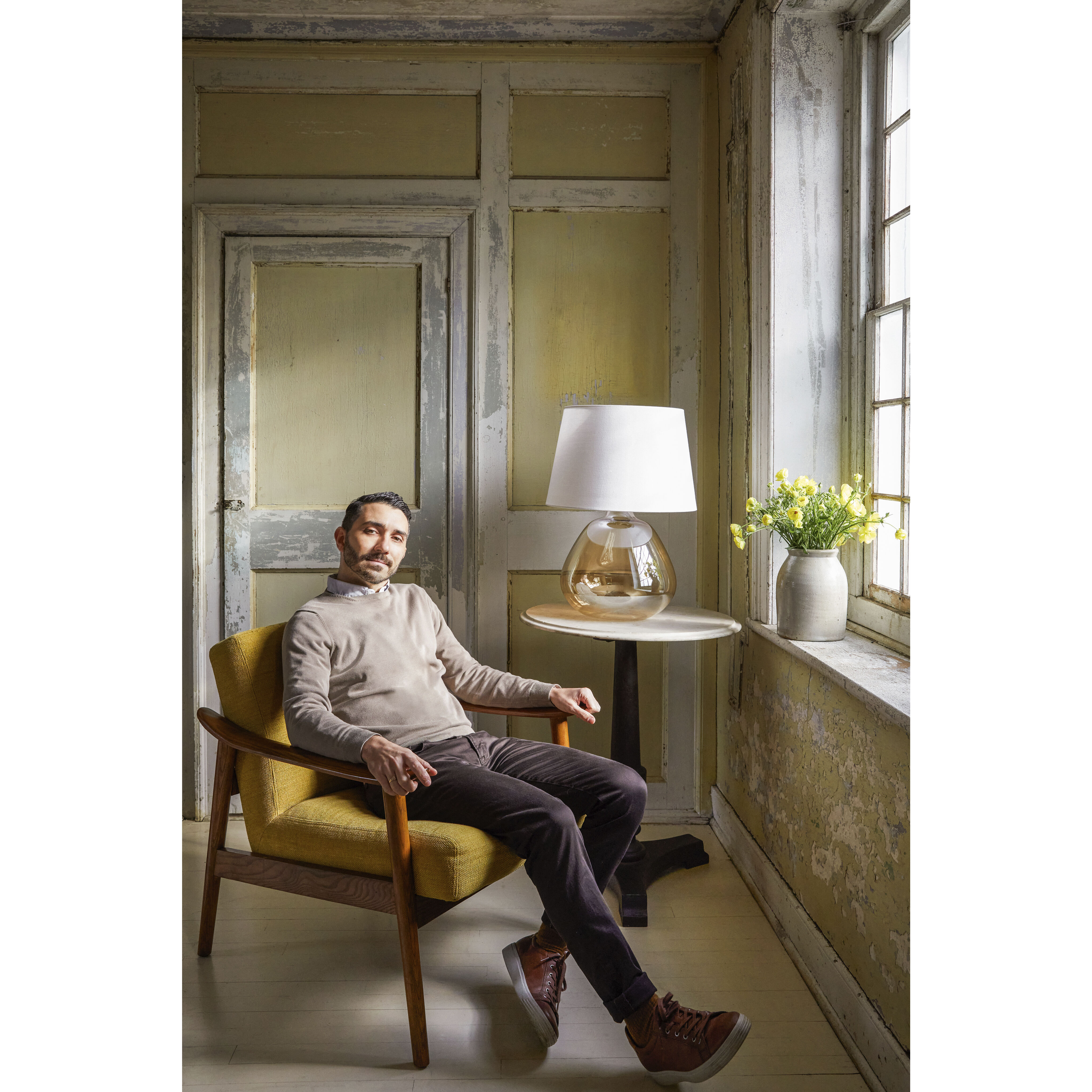 Thea 22.75 inch 60 watt Aged Brass Table Lamp Portable Light